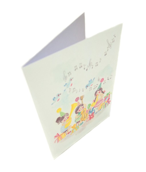 Gleeful Card (Boy & Girl)