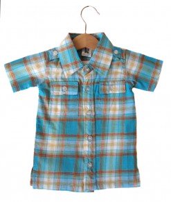 Plaid Pocket Shirt - Blue