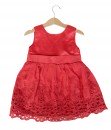 Embroidery Red Dress