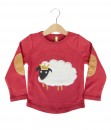 Sheep Patch Top - Red