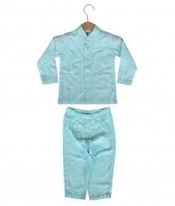 Baby Koko Top + Pant - Turquoise