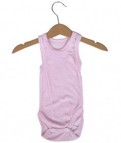 Baby Singlet Bodysuit 6in1 (Newborn-18M) - Pink