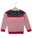 Red Stripe Navy Sweater