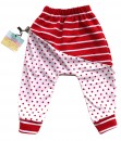 Two Tone Jogger Pant - Red White