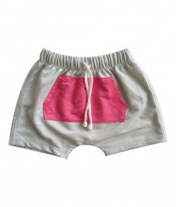 0102-1691E MINIMO Mimo Short Pocket Pants - Grey