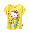 Yellow Hello Kitty Rainbow Tee