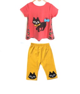 Kitty Bow Tee + Pant