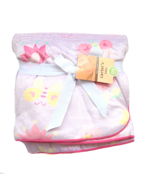 Baby Girl Blanket Double Fleece