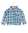 Preppy Plaid Longsleeve Shirt - Green