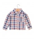 Preppy Plaid Longsleeve Shirt - Maroon