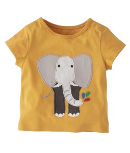 Elephant Mustard Tee