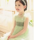 Waistband Tutu Dress Green