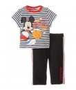 Black Stripes Mickey Pajama