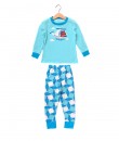 Beaver Helicopter Blue Pajama