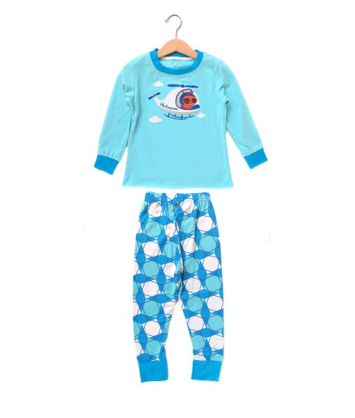 Beaver Helicopter Blue Pajama 1 Beaver Helicopter Blue Pajama 1