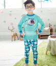 Beaver Helicopter Blue Pajama