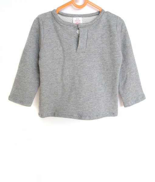 Semi Sweater Top - Light Grey 1