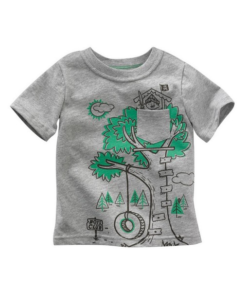 Boys Clue Grey Tee 1