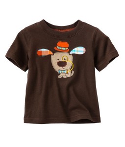 Detective Dog Brown Tee