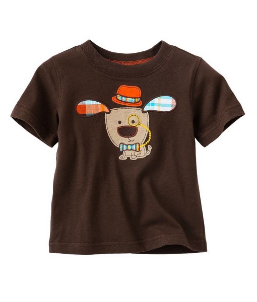 Detective Dog Brown Tee 1