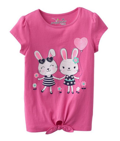 Bunny Friends Pink Tee 1