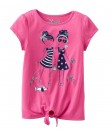 Girl Flower Friends Pink Tee