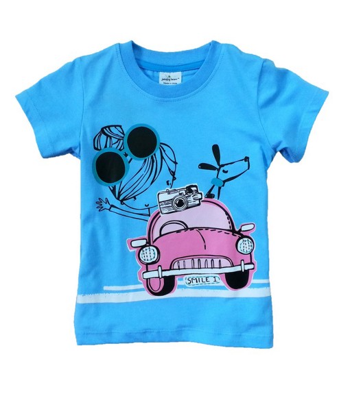 Girl Photography Blue Tee 1
