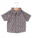 Ramsey Shortsleeve Shirt - Grey Bat