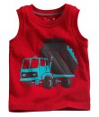 Big Truck Red Tanktop