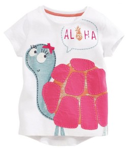 Aloha Turtle White Tee