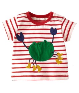 Crab Red Stripes Tee