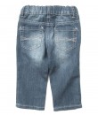 Rope Pocket Line Jeans - Beige