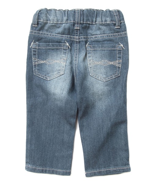 Rope Pocket Line Jeans - Beige 1