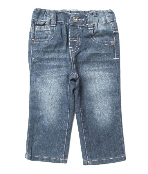 Rope Pocket Line Jeans - Beige