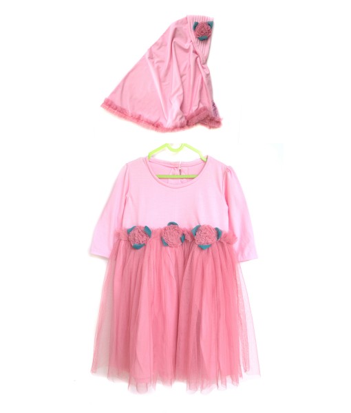 Gamis Tutu Dress - Pink 1