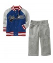 Blue Grey Varsity Jacket + Pant