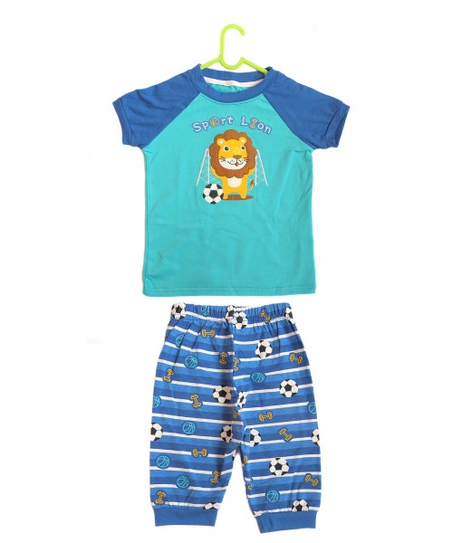 Blue Sport Lion Pajama 1