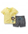 Sailor Monkey Yellow Tee + Short Pant