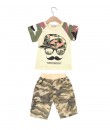 Army Mustache Tee + Pant