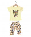Geometric Cat Tee + Pant