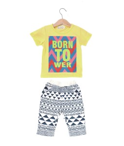 ZigZag Yellow Tee + Tribal Pant