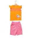 Orange Bird Flower Set