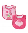 Pink Fairy Tulip 2in1 Bib