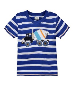 Truck Blue Stripe Tee