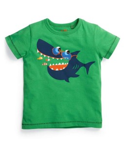 Shark Glasses Green Tee