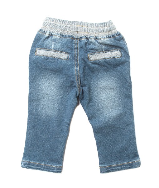 Grey Pocket Line Jeans