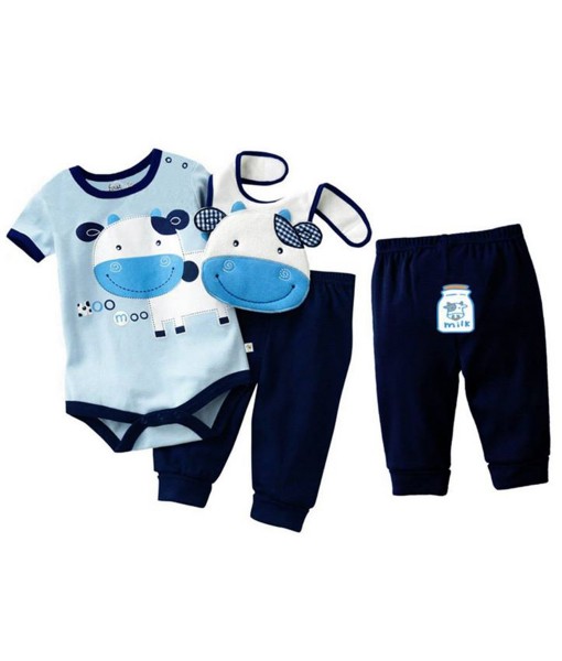 Cow Bodysuit + Milk Pant + Cow Bib 1