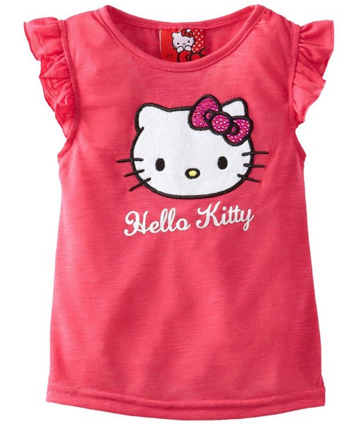 Red Ruffle Hello Kity Tee 1