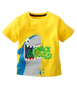 Snack Attack Yellow Tee