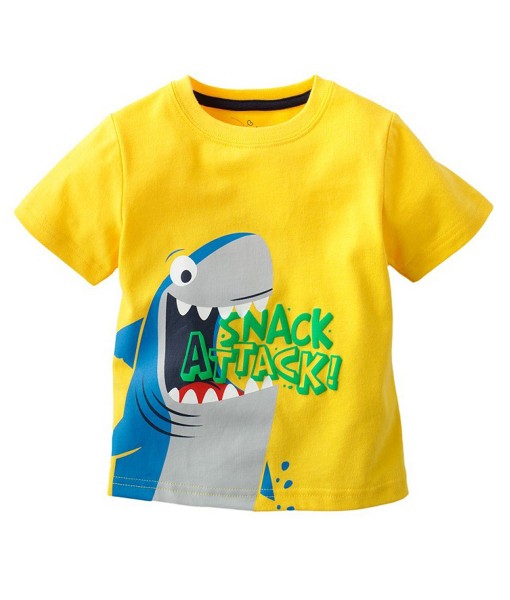 Snack Attack Yellow Tee 1